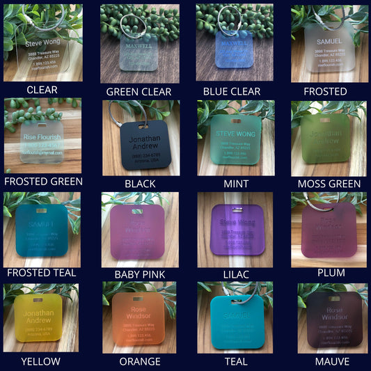 Luggage Tags Personalized, Backpack Tag, Bag Tags, Name Tags For Backpacks, Personalized ID Tags, Custom Luggage Tag, Travel Accessories