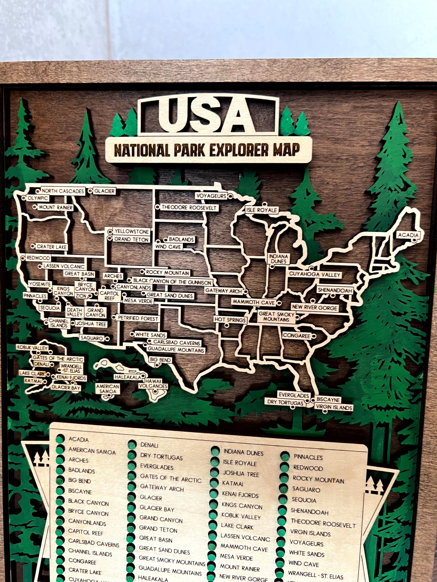 National Parks Explorer Map