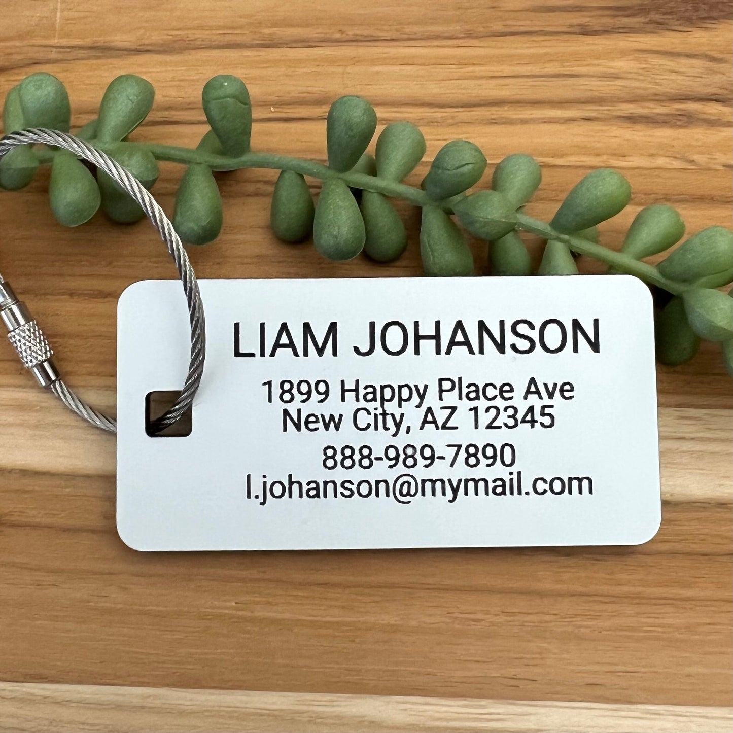 Luggage Tags Personalized, Backpack Tag, Bag Tags, Name Tags For Backpacks, Personalized ID Tags, Custom Luggage Tag, Travel Accessories