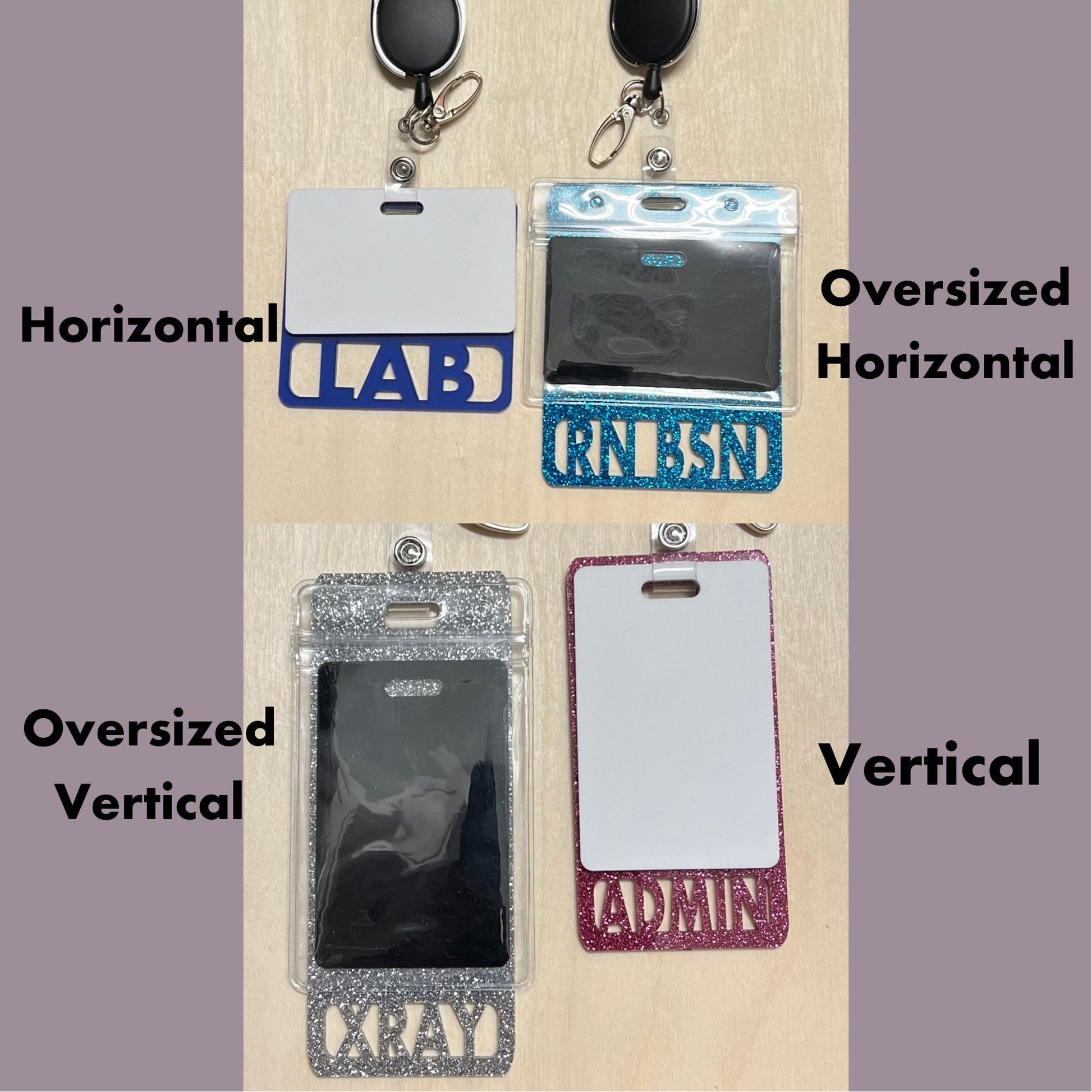 Custom Badge Buddy, Badge Buddy Nurse, RN Badge Buddy, Healthcare Worker Badge Tag, Healthcare Badge Buddy, Nurse Badge Tag, X-ray Holder