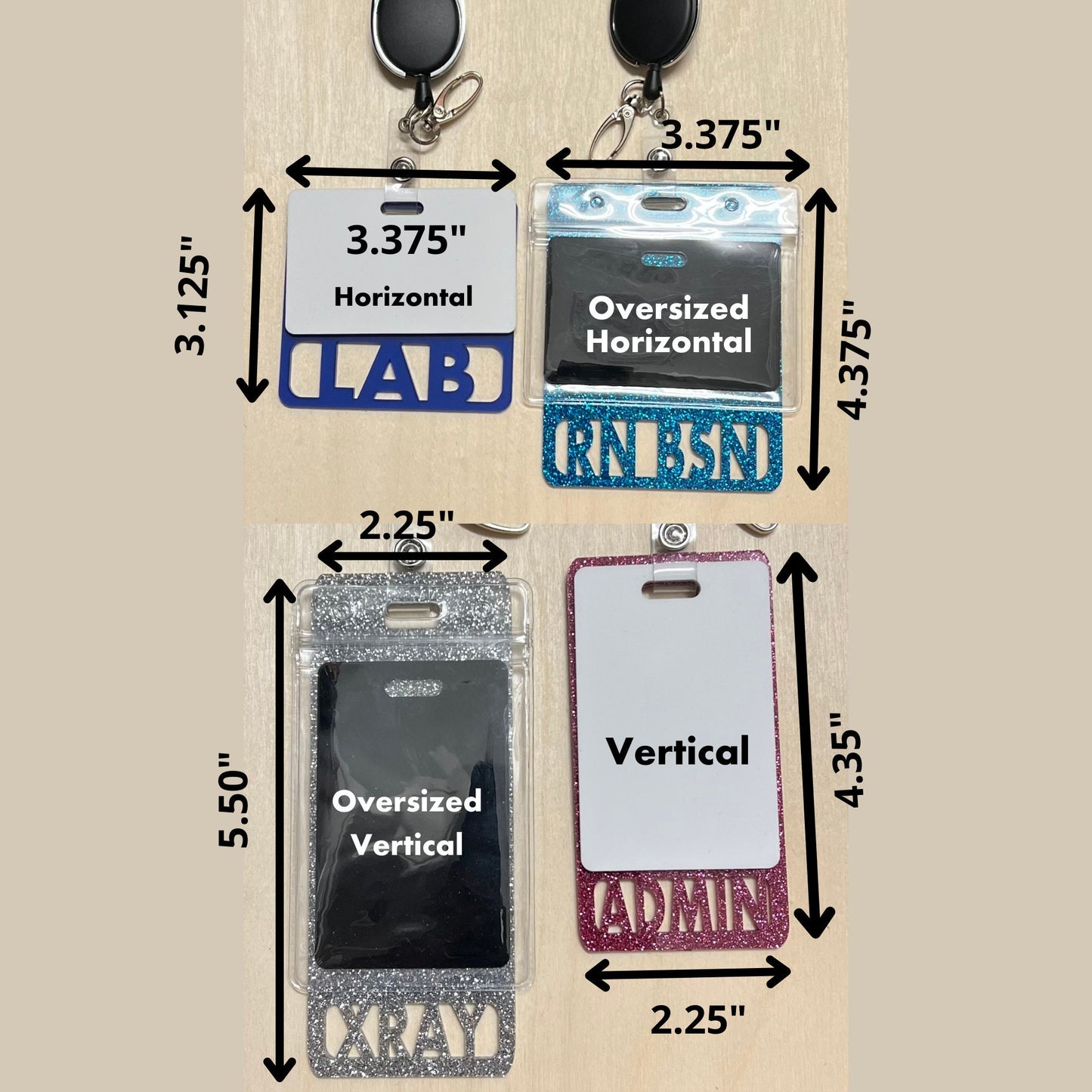 Custom Badge Buddy, Badge Buddy Nurse, RN Badge Buddy, Healthcare Worker Badge Tag, Healthcare Badge Buddy, Nurse Badge Tag, X-ray Holder