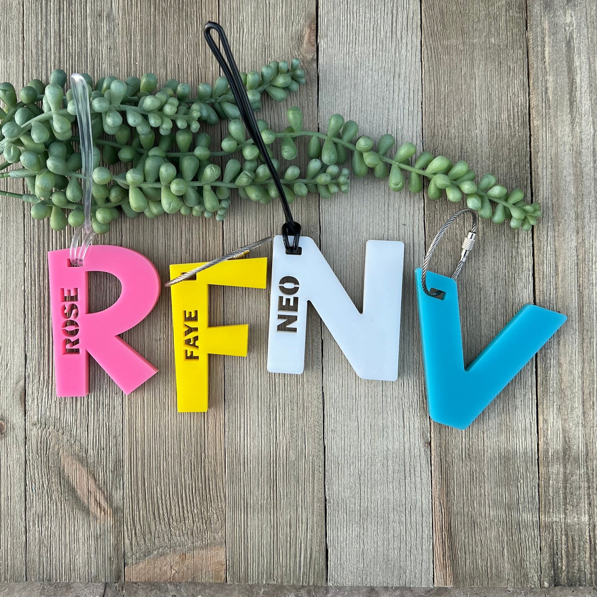 Personalized Alphabet Keychain, Backpack Name Tag, Personalized Backpack Keychain, Custom Alphabet Name Tag, Alphabet Keychain, Alphabet Tag