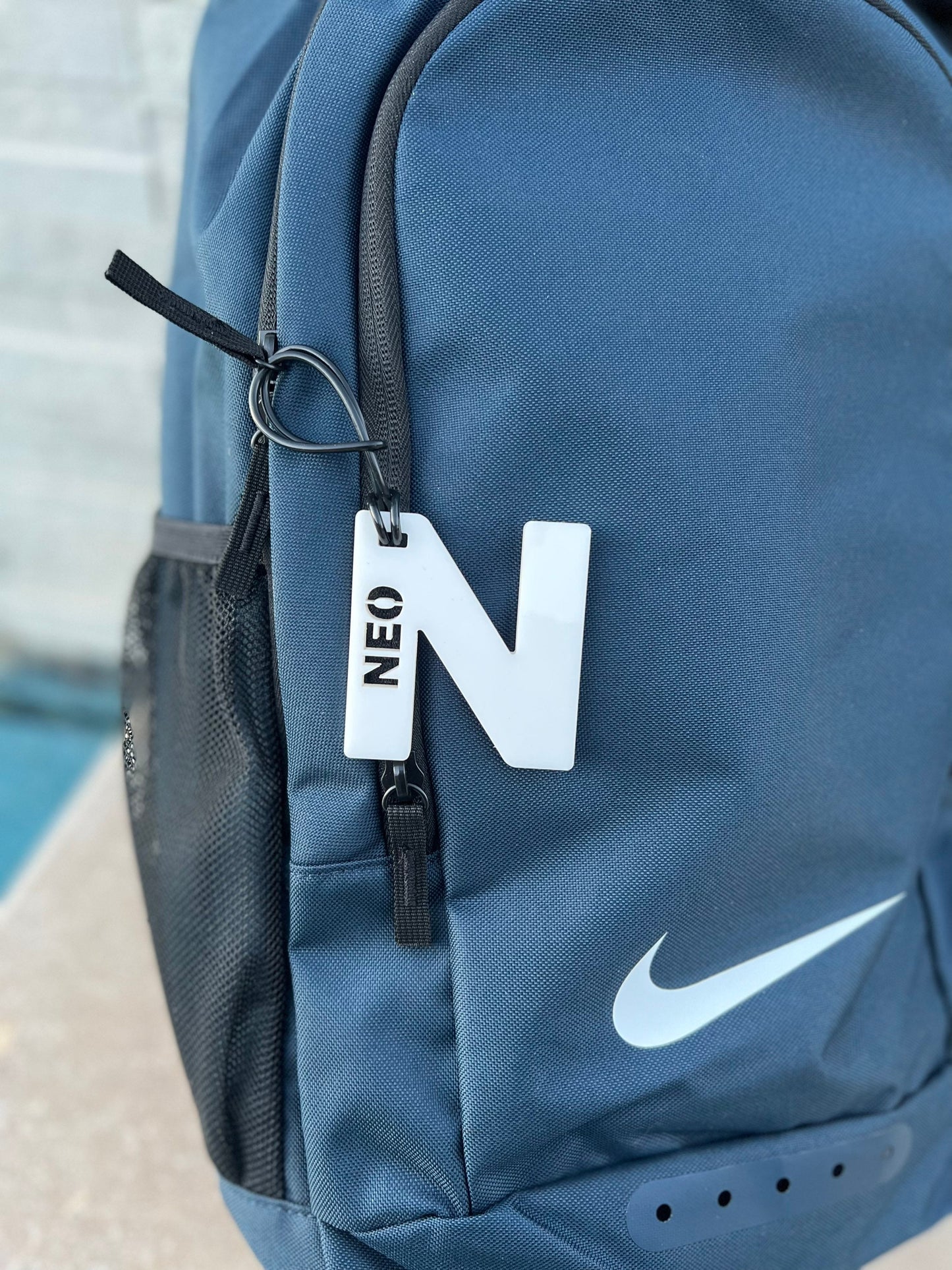 Personalized Alphabet Keychain, Backpack Name Tag, Personalized Backpack Keychain, Custom Alphabet Name Tag, Alphabet Keychain, Alphabet Tag