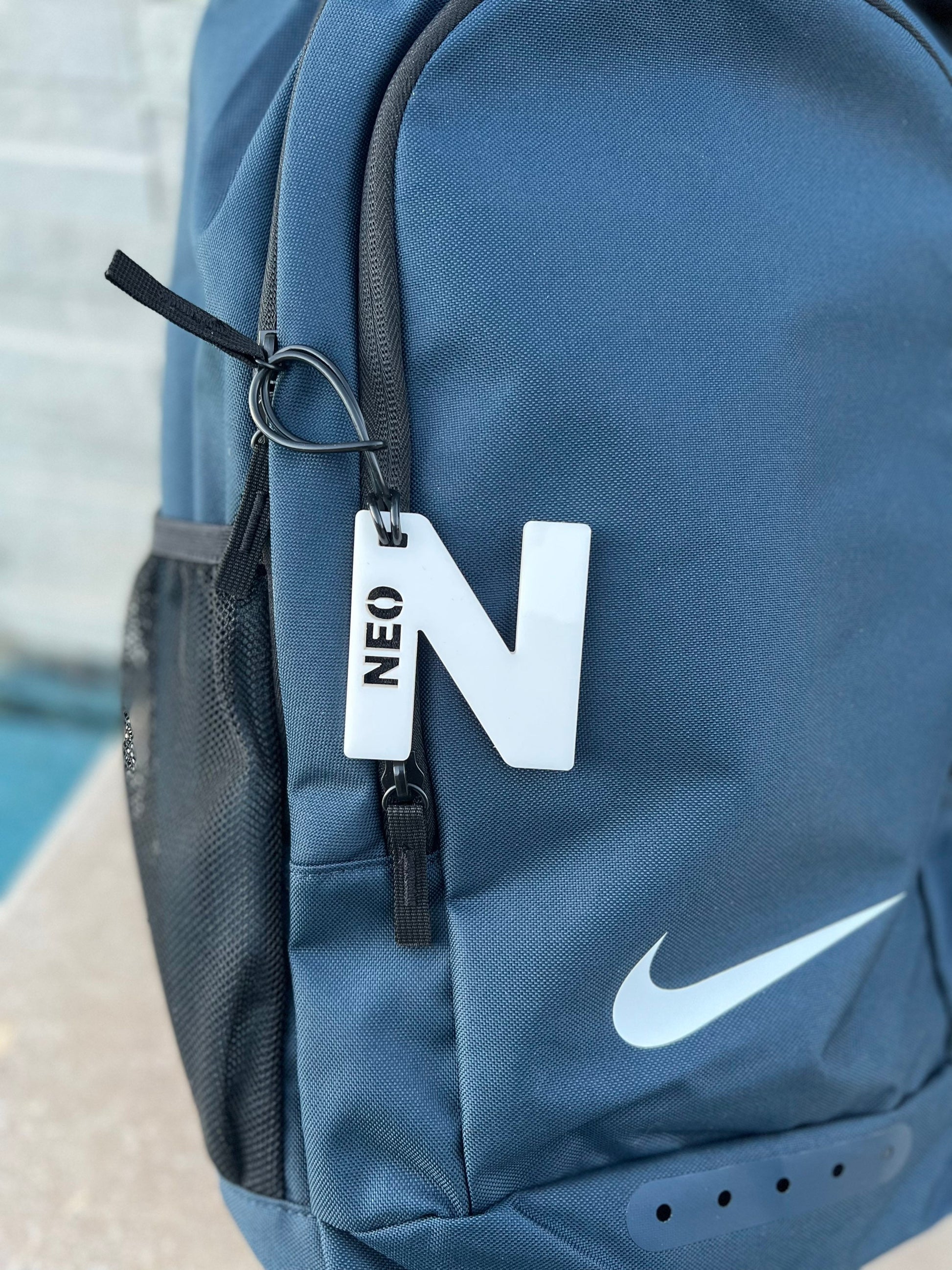 Personalized Alphabet Keychain, Backpack Name Tag, Personalized Backpack Keychain, Custom Alphabet Name Tag, Alphabet Keychain, Alphabet Tag