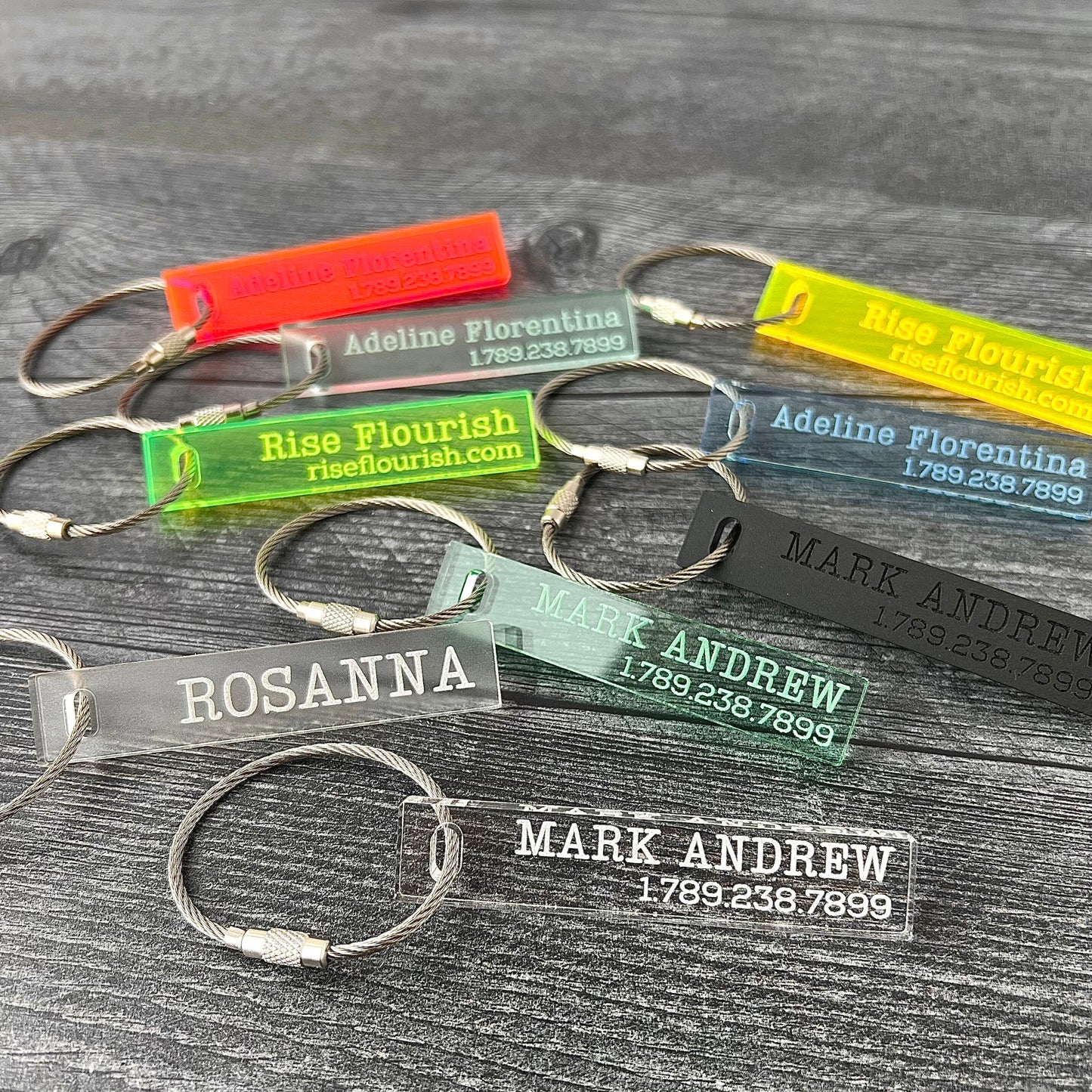 Luggage Tags Personalized, Backpack Tag, Bag Tags, Custom Name Tags, ID Tags, Personalized Keychain, Travel Accessories, Gift For Traveler