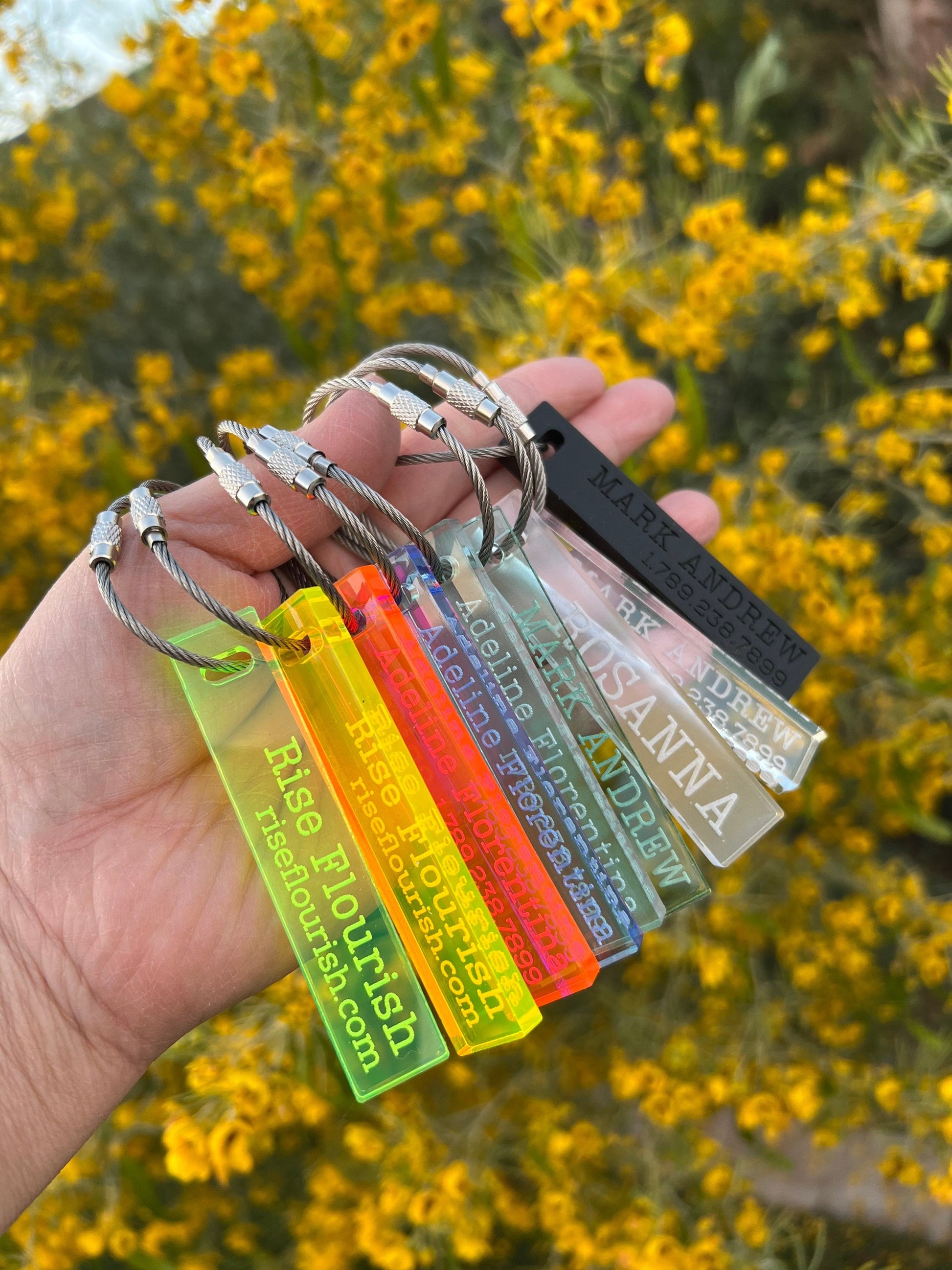 Luggage Tags Personalized, Backpack Tag, Bag Tags, Custom Name Tags, ID Tags, Personalized Keychain, Travel Accessories, Gift For Traveler