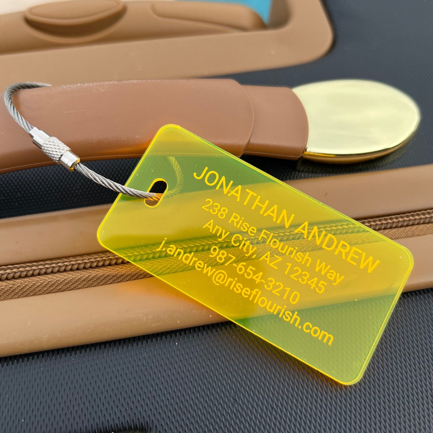 Luggage Tags Personalized, Backpack Tag, Bag Tags, Name Tags For Backpacks, Personalized ID Tags, Custom Luggage Tag, Travel Accessories