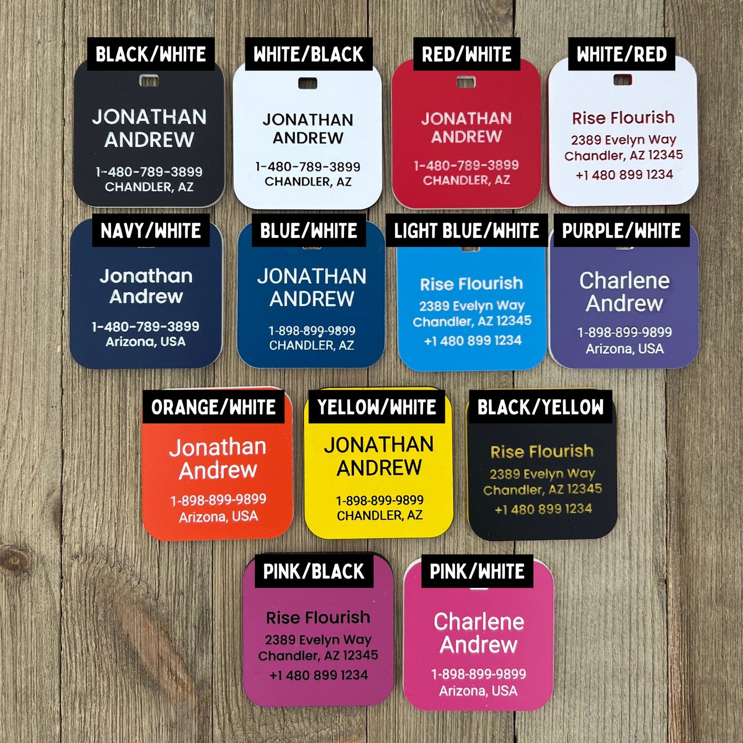 Luggage Tags Personalized, Backpack Tag, Bag Tags, Name Tags For Backpacks, Personalized ID Tags, Custom Luggage Tag, Travel Accessories