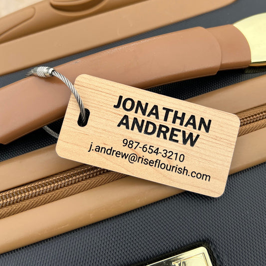 Luggage Tags Personalized, Backpack Tag, Bag Tags, Name Tags For Backpacks, Personalized ID Tags, Custom Luggage Tag, Travel Accessories