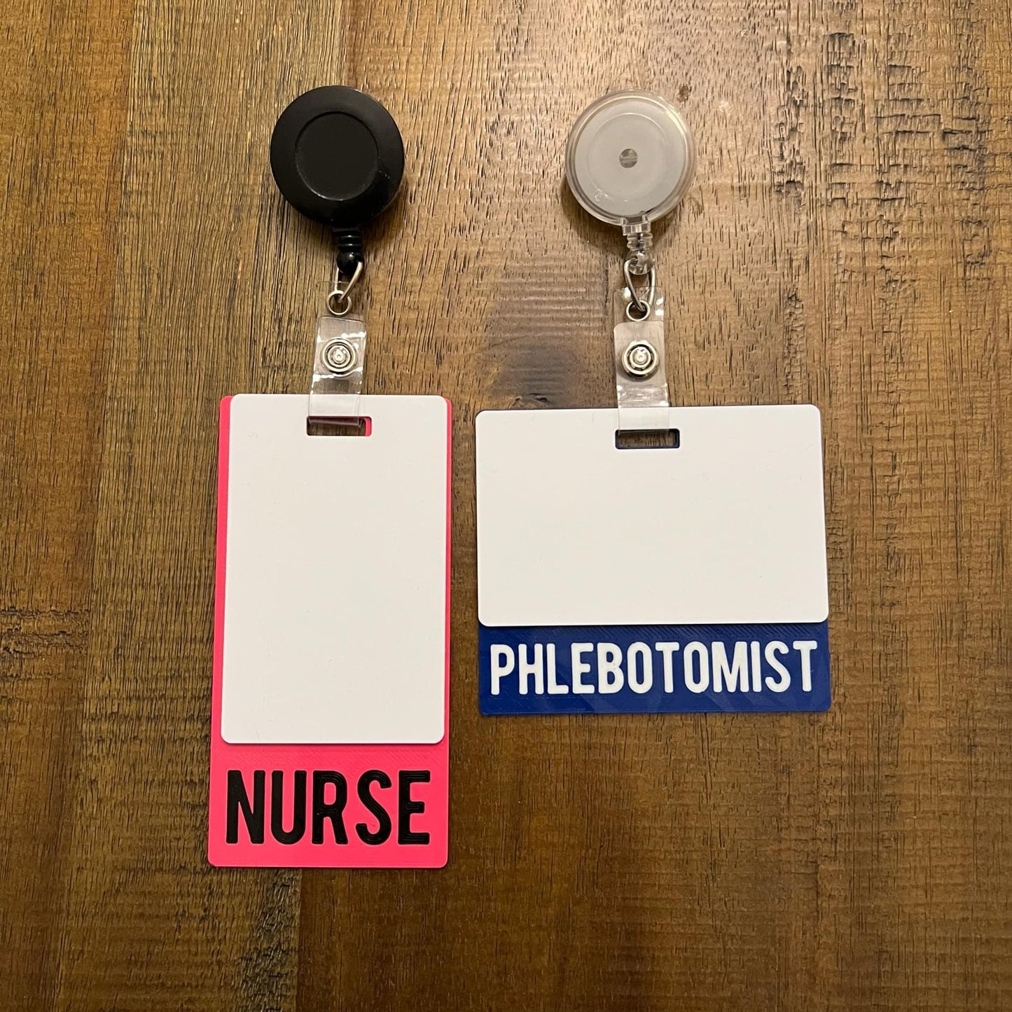 Custom Badge Buddy, RN Badge Buddy, Nursing Pin Holder, Nurse Badge Tag, X-ray Marker Parker, Pin Holder, Badge Backer, Badge Buddy Pin Hole
