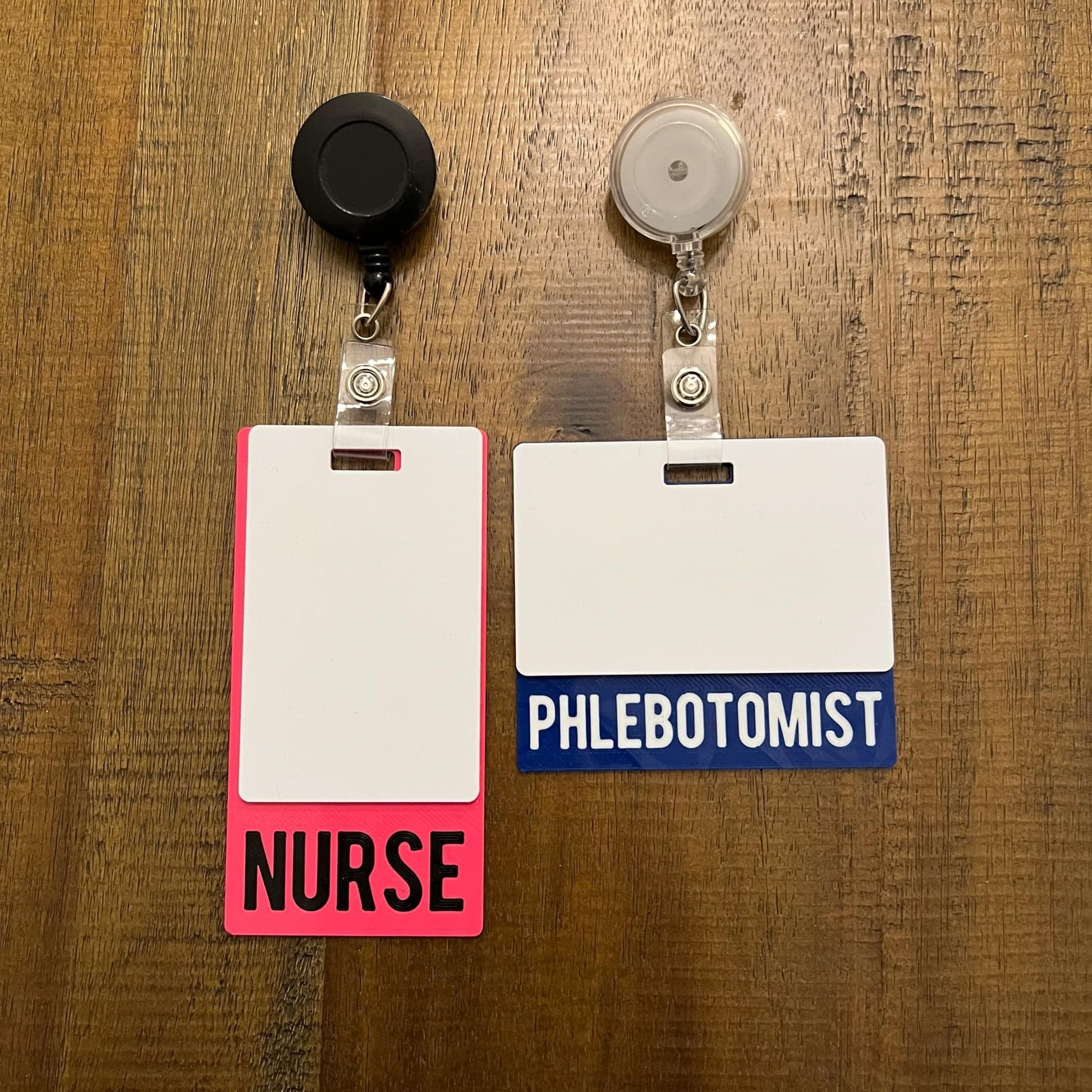 Custom Badge Buddy, RN Badge Buddy, Nursing Pin Holder, Nurse Badge Tag, X-ray Marker Parker, Pin Holder, Badge Backer, Badge Buddy Pin Hole
