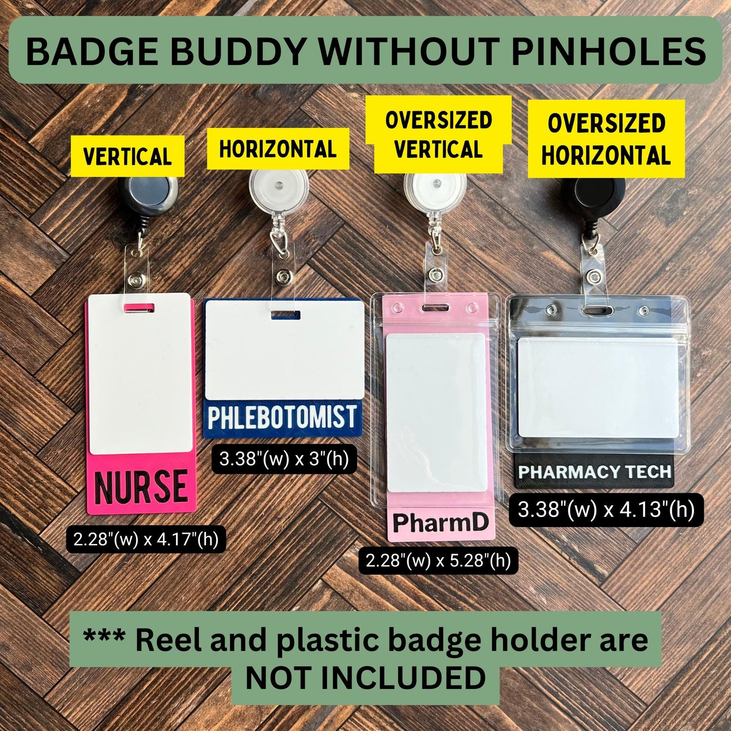 Custom Badge Buddy, RN Badge Buddy, Nursing Pin Holder, Nurse Badge Tag, X-ray Marker Parker, Pin Holder, Badge Backer, Badge Buddy Pin Hole